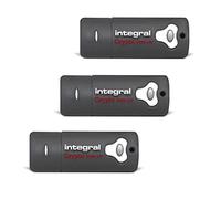 Integral Chiavetta USB cripto-197 256 bit 3.0 USB memoria flash drive crittografata, certificata secondo lo standard Design impermeabile a doppio strato, 3 PK XTS-AES