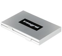 Integral Confezione da 2 schede SD da 64 GB con custodia protettiva in metallo a 6 slot - Video 4K Ultra-HD Premium ad alta velocità fino a 100 MB/s in lettura - Scheda di memoria SD SDXC V30 UHS-I U3