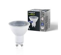 Integral Confezione da 4 lampadine LED GU10 di colore blu, 5 W (equivalenti a 50 W), angolo di diffusione di 40°, adatte per display, ristoranti, hotel, giardini, decorazioni e illuminazione