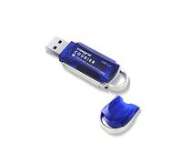 Integral Courier - Memoria flash USB da 8 GB con crittografia hardware per proteggere i dati sensibili, con crittografia hardware dell'unità USB, con standard di sicurezza FIPS 197, colore: blu