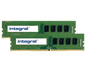 Integral CT2K16G4DFRA266-IN memoria 32 GB 2 x 16 GB DDR4 2666 MHz (32GB [2X16GB] PC RAM MODULE KIT DDR4 2666MHZ PC4-21300 UNBUFFERED NON-ECC DIMM 1.2V 1GX8 CL19 INTEGRAL) - Nouvo