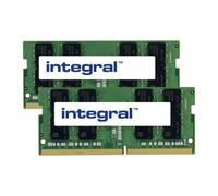Integral 64GB [2X32GB] LAPTOP RAM MODULE KIT DDR4 2666MHZ PC4-21300 UNBUFFERED NON-ECC 1.2V 2GX8 CL19 memoria (64GB [2X32GB] LA