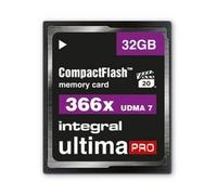 Integral INCF32G366X memoria flash 32 GB CompactFlash Classe 1 (32GB COMPACT FLASH MEMORY CARD CF UDMA 7 VPG-20 UP TO R-55 W-25 NEW