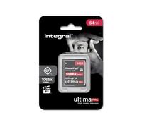 Integral INCF64G1066X memoria flash 64 GB CompactFlash (64GB COMPACT FLASH MEMORY CARD CF UDMA 7 VPG-65 UP TO R-155 W-130 1066X INTEGRAL) - Nouvo