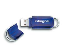 Integral INFD128GBCOUR lettore USB flash 128 GB USB Type-A 2.0 Blu, Argento - Nouvo