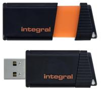 INTEGRAL - INFD32GBPULSEOR - Pulse USB 2.0 Flash Drive, 32gb Arancione