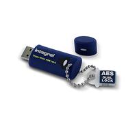 INTEGRAL INFD64GCRYDL3.0140-2 UNIDAD FLASH USB (64GB HARDWARE ENCRYPTED USB 3.0 DRIVE SECURE DUAL PASSWORD ADMIN/USER 256 AES FI