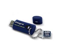 INTEGRAL INFD64GCRYDL3.0140-2 UNIDAD FLASH USB (64GB HARDWARE ENCRYPTED USB 3.0 DRIVE SECURE DUAL PASSWORD ADMIN/USER 256 AES FI