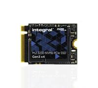 Integral SSD M.2 NVMe 2230 PCIe Gen3 x4 da 512 GB - Velocità di lettura fino a 3400 MB/s, velocità di scrittura fino a 3000 MB/s - Unità a stato solido interna. Valve Steam Deck, Microsoft Surface