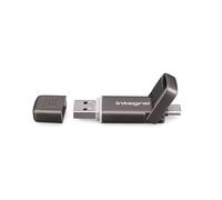 Integral INUSSD512GBSLIMXDL3.2 unit esterna a stato solido 512 GB USB Type-A / USB Type-C USB 3.2 Gen 2x2 Bronzo (512GB USSD 3.2 GEN2x1 SLIMXPRESS DUAL METAL UP TO R-560 W-510 MBS INTEGRAL)