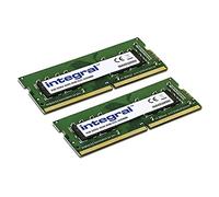 Integral, kit moduli di memoria computer portatile per PC e Mac, 32GB (2 x 16GB) DDR4-2400 DIMM CL15, IN4V16GNDLRXK2, colore: verde