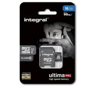Integral Micro SDHC 16 GB Memoria Classe 10 UHS-I Ultima Pro Incl. Adattatore