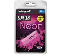 Integral Neon USB Flash Drive USB3.0 rosa 16 GB