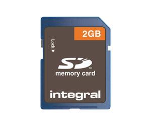 Integral, Scheda di memoria 4 per dispositivi compatibili con SD 2GB, Nero