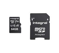 Integral, Scheda di memoria ad alta velocità MicroSDHC/XC V30 UHS-I U3 64 GB