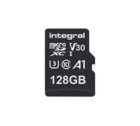Integral Scheda di memoria microSD da 128 GB, ad alta velocità, video 4K, fino a 100 MB/s in lettura, 50 MB/s in scrittura, UHS-I, U3, V30, classe 10, A1 App Performance - smartphone, tablet, droni
