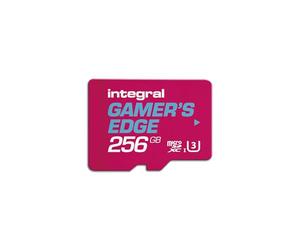 Integral Scheda micro SD da 256 GB Gamer's Edge per Nintendo Switch, carica e salva giochi velocemente, memorizza giochi, DLC e salva dati, progettata per Nintendo Switch, Switch Lite e Switch OLED
