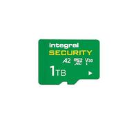 Integral Scheda microSDXC da 1 TB ad alta resistenza, UHS-I V30 U3 A2 CL10, per CCTV, Dash Cam, sicurezza domestica, baby monitor e body cam, fino a 190 ore di sovrascrittura e 193.000 ore di