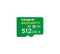 Integral Scheda microSDXC da 512 GB ad alta resistenza, UHS-I V30 U3 A2 CL10, per CCTV, Dash Cam, sicurezza domestica, baby monitor e body cam, fino a 95 ore di sovrascrittura e 98.000 ore di