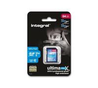 Integral Scheda SD da 64 GB UHS-II V90 fino a 300 MB in lettura e 280 MB di velocità di scrittura 1866X SDHC professionale ad alta velocità