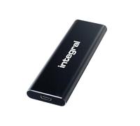 Integral SlimXpress Portable SSD 2 TB Nero (2TB PORTABLE EXTERNAL SSD USB-C 3.2 GEN.2 SLIMXPRESS BLACK R-1050MBs W-1000MBs USB-C to C CABLE USB-C TO A ADAPTER INTEGRAL)