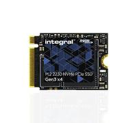 Integral SSD M.2 NVMe 2230 PCIe Gen3 x4 da 512 GB - Velocità di lettura fino a 3400 MB/s, velocità di scrittura fino a 3000 MB/s - Unità a stato solido interna. Valve Steam Deck, Microsoft Surface