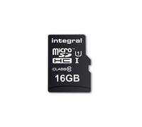 Integral UltimaPro 16 GB MicroSDHC Class 10 Memory Card up to 90 MB/s, U1 Rating Black MicroSD UHS-I (16GB MICRO SDHC CL10 UHS-