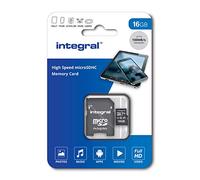 Integral UltimaPro - Memory Card 16 GB microSDHC/XC 100MB/s Class 10 UHS-I U1/ V10 + Adapter
