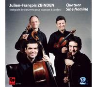 Integrale Des Oeuvres Pour Quatuor A Cordes - Julien-Francois Zbinden (Audio Cd)