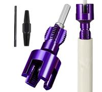 Integrated Internal, External Pipe Threading Tool, 3.62 Inches Inside and Outer Tube Extractor & Ergonomic Handle, Plumbing Maintenance Opener for Basement, Garage, Garden, Outdoor Projects