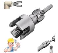 Integrated Internal & External Pipe Threading Tool,Pipe Thread Cutting Tool,1/2'' 3/4'' PVC Pipe Threader Kit for Electric Drill, Plumbing Repairs-1/2