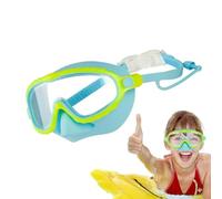 Integrated Nose Cover: These kids swim goggles with an integrated nose co