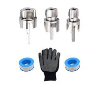 Integrated PVC Pipe Threading Tool - Doppia funzione Leakproof Internal External Threader per Plumbing Electrical Wiring Conduit Repair & Construction Projects | Suitable For Workshop Maintenance Use