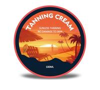 Integratore Abbronzatura, Crema Abbronzante 100g, Acceleratore dell'Abbronzatura Viso e Corpo, Intensa e di Lunga Durata, Cura per un Corpo Più Scuro