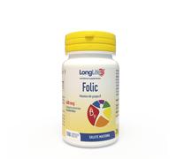 Integratore Acido Folico 400mcg Per Compressa Rivestita, 100 Cps - Oltre 3 Mesi