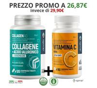 Integratore Alimentare a base di Collagene Acido Ialuronico + Vitamina C