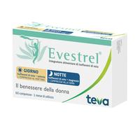 Integratore Alimentare di Isoflavoni di Soia Evestrel Giorno e Notte 60 Compress