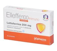 Integratore Alimentare Elleffe 100 Immuno con Lattoferrina, Vitamina C e D - 20