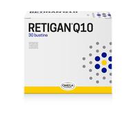 Integratore alimentare RETIGAN Q10 in bustine da 30 con citicolina, coenzima Q10