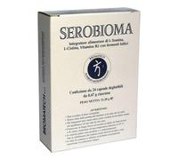 Integratore alimentare SEROBIOMA 24 capsule con L-teanina, L-cistina e Vitamina