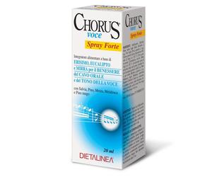Integratore Benessere Gola e Voce Chorus Voce Spray Forte - Dietalinea