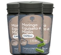 Integratore Biotina Capelli con Moringa Equiseto Miglio Zinco Cistina Metionina