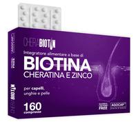 Integratore Biotina, Cheratina E Zinco, Vitamine Per Capelli Unghie E Pelle