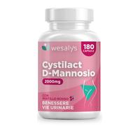 Integratore D Mannosio Puro 2000mg Cistite 180 Caps Mirtillo Rosso Vie Urinarie