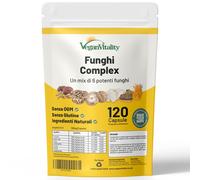 Integratore Di 6 Funghi: Reishi, Lions Mane, Cordyceps, Chaga, Shiitake E Maitak