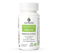 Integratore di Ferro Bisglicinato con Vitamina C B2 B6 B12 e Folato Stanchezza e