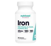 Integratore Di Ferro Per Donne Capsule 180 Contenitore 65 Mg Di Nutricost
