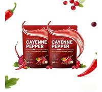 Integratore di pepe di Cayenna Gxsae, supporta la salute delle gambe, dell'apparato digerente e dell'intestino, formula avanzata per vitalità e benessere,2PCS