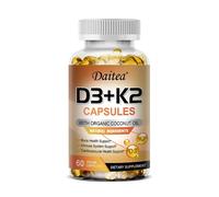 Integratore di vitamina K2 (MK7) D3 5000 UI, capsule vegetariane, immunità