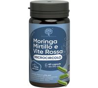 Integratore Microcircolo Gambe Mirtillo Nero E Vite Rossa Con Moringa BIO - NUOV